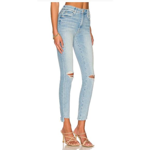 Mother The Stunner Zip Ankle Step Chew Jeans Size 27 NWOT - Picture 3 of 8